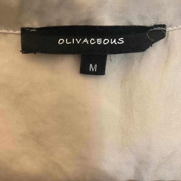 Elegant Light Tan Pullover Blouse - Size Medium - Picture 5 of 6